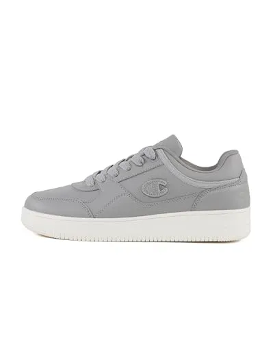 Champion Legacy RD18 Low Damen Sneaker Grau Es016 40.5 EU - Damen-Sneaker in stylish Grau, ideal für Basketball und Freizeit, Größe EU40.5 für optimalen Tragekomfort.