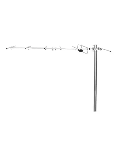 Nedis Anorv80me Antenne One Size - DVB-T/T2-Antenne mit einfachem Klick- und Montagesystem für optimalen Empfang von VHF- und UKW-Signalen, ideal für störungsfreien TV-Empfang.