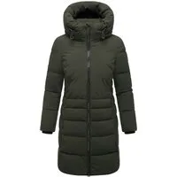 NAVAHOO Mondnebel XIV Steppmantel - Funktionsjacken – Langer, gesteppter Damen Wintermantel mit hohem Kragen, windabweisend und warm gefüttert für optimalen Komfort an kalten Tagen.