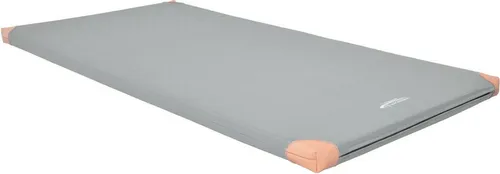 Grevinga® Turn- und Spielmatte (RG 35) | 200x100x6cm | mit Lederecken | GRAU