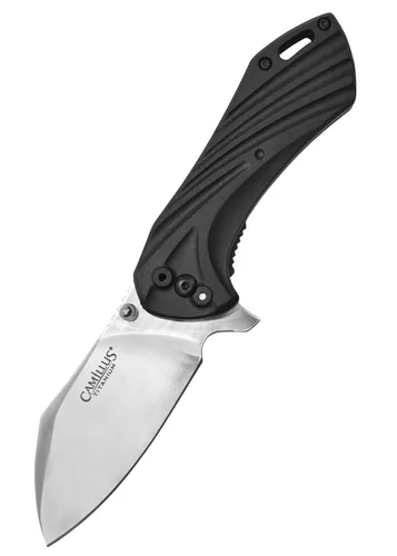 Camillus Chunk Taschenmesser 420er Stahl GFN Griff Schwarz Black