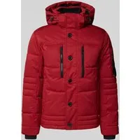 Puffer-Jacke mit abnehmbarer Kapuze - Funktionsjacke für den Winter, bietet Wärme und Vielseitigkeit mit abnehmbarer Kapuze und zahlreichen Taschen für praktischen Stauraum.