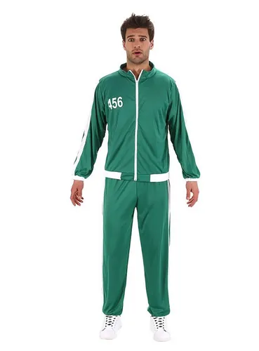 CHAKS Kostüm Korean Game Teilnehmer in grün von Chaks