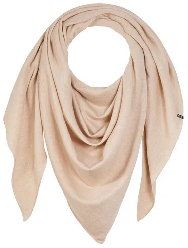 Enter the Complex® Damen Schal aus Merino Wolle, Hellbeige - Luxuriöses Dreieckstuch aus 100% feiner Merino Wolle, vielseitig tragbar als Schal oder Cape. Zeitloses Design, windabweisend und ideal für jede Jahreszeit. Hergestellt in Italien mit geprüfter Qualität.