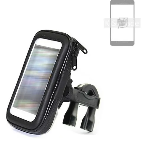 K-S-Trade Smartphone-Halterung für Samsung Galaxy S22 Ultra – Spritzwasserdicht & Werkzeuglose Montage - Praktische Fahrradhalterung für Samsung Galaxy S22 Ultra. Robuste, spritzwasserdichte Konstruktion für sicheren Halt auch bei Regen. Ideal für Navigation beim Radfahren, einfach ohne Werkzeug zu montieren.