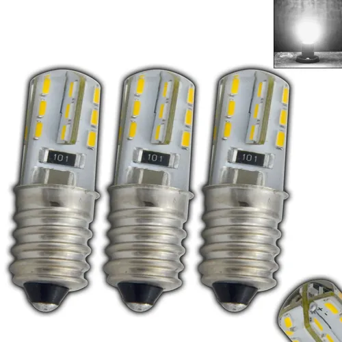 3x E14 LED 1,5 Watt 230V tageslichtweiß kaltweiß Lampe Leuchtmittel Kühlschrank