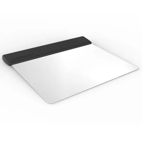 LEHRMANN Teigschaber Schaber Spachtel Edelstahl Teig Bäckerspachtel Abstecher