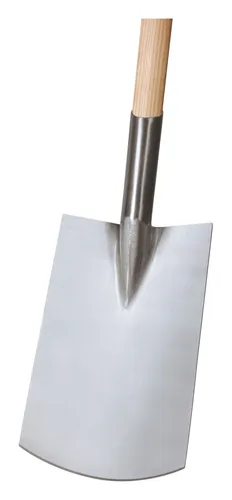 Idealspaten Gärtnerspaten Rohrdüll poliert