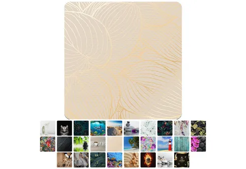 Sanilo Duschmatte Hosta, rutschfest mit einzigartigem Motiv in braun von Sanilo