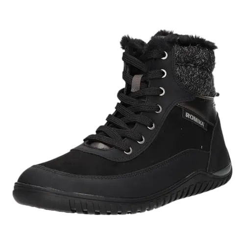Romika Winterboots mit TEX-Membran schwarz 38 EU - Wanderschuhe mit wärmendem Kunstfell und atmungsaktiver TEX-Membran für optimalen Wetterschutz, ideal für kalte Tage.
