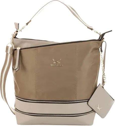 Sansibar Schultertasche (Set, 2-tlg) - Elegante Schultertasche mit abnehmbarer Kosmetiktasche. Viel Stauraum für DIN A4 und zahlreiche Fächer für Ihre Essentials. Ideal für den Alltag und ein stilvoller Begleiter.