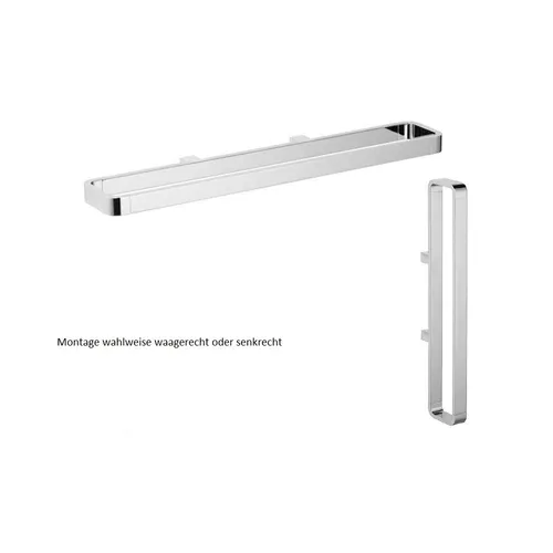 Handtuchring Handtuchhalter Badetuchhalter Multifunktionshalter 44 cm verchromt