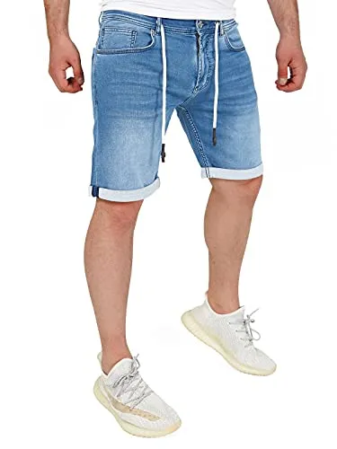 Yazubi Bequeme Denim Shorts Herren - Herren-Shorts aus weichem Baumwollmix, ideal für Sommer mit maximaler Bewegungsfreiheit und lässigem Look – perfekt für Freizeit und Strand.