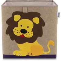 Lifeney Aufbewahrungsbox Löwe, braun, 33x33x33cm 833369