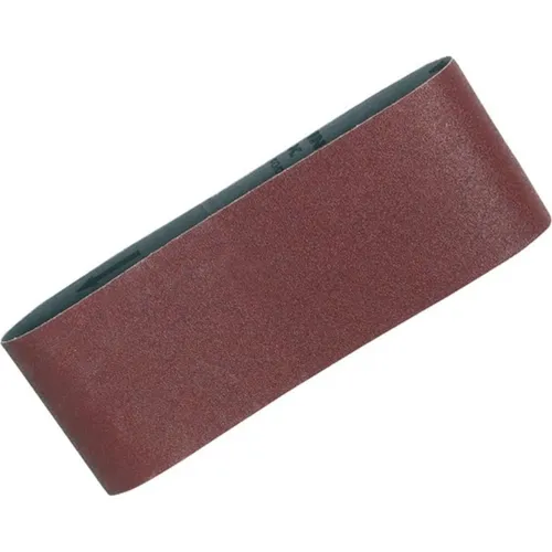 Schleifband 100 x 610mm K60 - 25 Stück - Zubehör für Elektrowerkzeug, grobe 60er Körnung für gleichmäßigen Vorschliff auf Farb-, Holz- und Metalloberflächen. Ideal für präzise Ergebnisse.