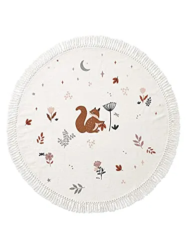 vertbaudet Kinderteppich Naturprinzessin 125 cm in weiß von Vertbaudet