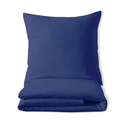 Luxuriöses Bettset aus Mako-Satin 100% Baumwolle 135x200 155x220 200x200 200x220