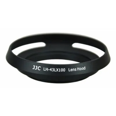 JJC Gegenlichtblende für Panasonic Lumix DMC-LX100 und Leica D-LUX (Typ 109) 43mm - schwarz