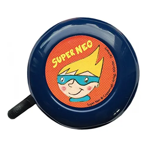 Bike Fashion Kinder Fahrradglocke Super Neo, blau, 5 x 5 x 5 cm, 826084