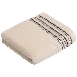Vossen Handtuch Cult de Luxe 50 x 100 cm Baumwolle Weiß Ivory
