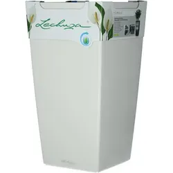Blumentopf Lechuza Cubico 22 Komplettset weiss in weiß von Lechuza