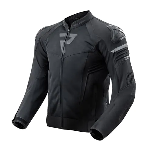 Rebelhorn Vandal Mesh Motorradjacke - Sommer-Motorradjacke aus atmungsaktivem 500D-Polyester, ausgestattet mit Level 2 Protektoren für Sicherheit und hervorragender Passform dank verstellbarer Elemente.