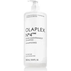 OLAPLEX N°4FINE Bond Maintenance Shampoo 1000 ml - Shampoo für feines Haar, stärkt und repariert, spendet Volumen und schützt vor Schäden. Klinisch nachgewiesen, ideal für langanhaltende Fülle und Sprungkraft.
