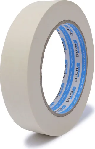 gws Maler-Kreppband, Für feine und saubere Farbkanten, 50 m x 25 mm, naturweiß