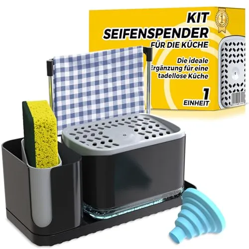 Spülmittelspender Küche Schwarz