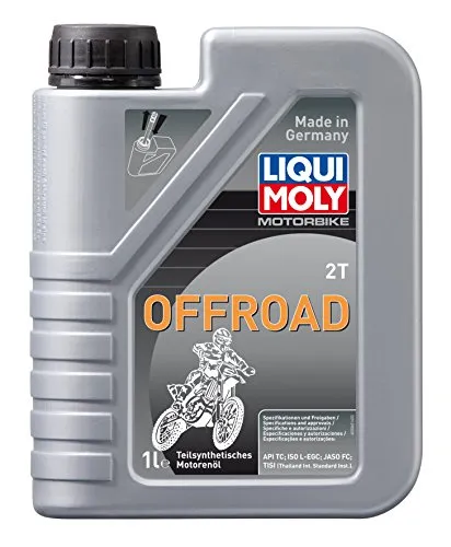 LIQUI MOLY Motorbike 2T Offroad | 1 L | Motorrad 2-Takt-Öl | Art.-Nr.: 3065, Silber