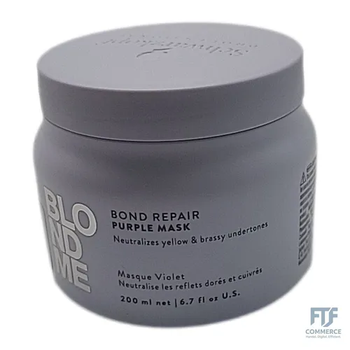 Schwarzkopf Professional BLONDME Bond Repair Purple Mask Cool Haarmaske Neutrali
