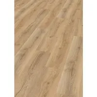 CHECK Vinylboden Agullana Eiche mit Kork Trittschall - Vinylboden in Breitdiele 1220 x 225 mm, pflegeleicht und wasserfest, ideal für private und gewerbliche Nutzung, inklusive integrierter Trittschalldämmung aus Kork.