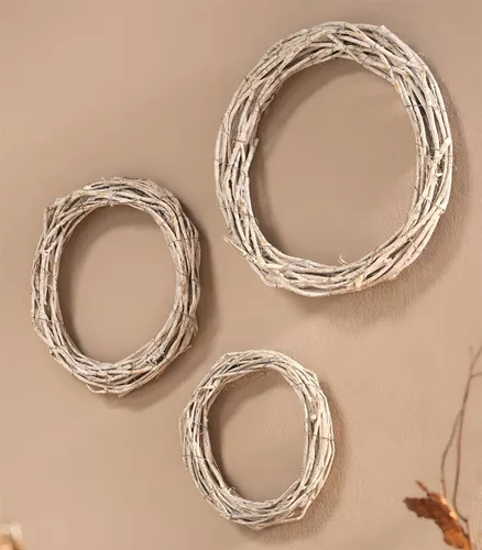 Rattan Deko Kranz