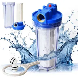 ONBEST WF-6055 Wasserfilter Vorfilter – 100 μm, 6000 l/h, Messinggewinde - Effizienter Wasserfilter für sauberes Wasser mit 100 μm Filter. Max. Durchfluss von 6000 l/h und robustes Messinggewinde für einfache Installation. Ideal zum Schutz von Pumpen und Bewässerungssystemen.