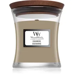 Woodwick Cashmere Duftkerze mit Holzdocht 85 g