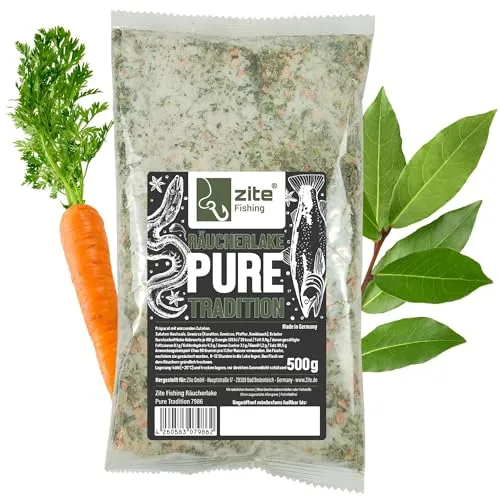 Zite Fishing Räucherlake Pure Tradition 500 g - Räucherlauge für Fische - Natürliche Gewürzmischung zum Räuchern