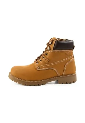 camel active Herren Boot aus echtem Leder Braun, Größe 44 - Robuster Herren Boot mit stabiler Sohle und extra Reißverschluss für einfachen Einstieg. Ideal für den Alltag und mit weichem Textilfutter für hohen Tragekomfort.