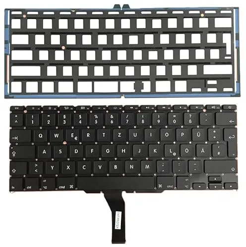 T-ProTek DEUTSCHE - Tastatur mit Beleuchtung kompatibel für MacBook Air A1465 Core i5 1.4 11