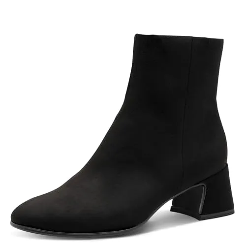 Tamaris 25314/45 Black Stiefeletten EU 39 - Wanderschuhe für Damen, modische High-Cut Stiefeletten aus Textil, die Komfort und Eleganz vereinen - ideal für stilvolle Freizeitlooks.