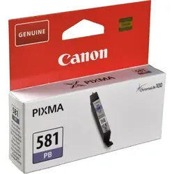 Canon Tinte 2107C001 CLI-581PB - Original Tintenpatrone Blau, 5,6 ml für perfekte Farbwiedergabe in Canon Pixma Druckern