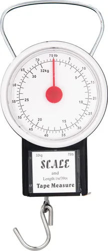 Kofferwaage Gepäckwaage Maßband Hängewaage Zugwaage Bandmaß Koffer Waage 32 kg