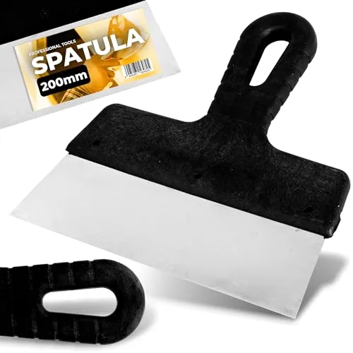 Spachtel 200 mm Malerspachtel Flächenspachtel Fassadenrakel Flächenrakel Fassadenspachtel Mauer Wand Stuckateur Gipser Stoßspachtel Mauerspachtel Spachtelmesser Dekorspachtel