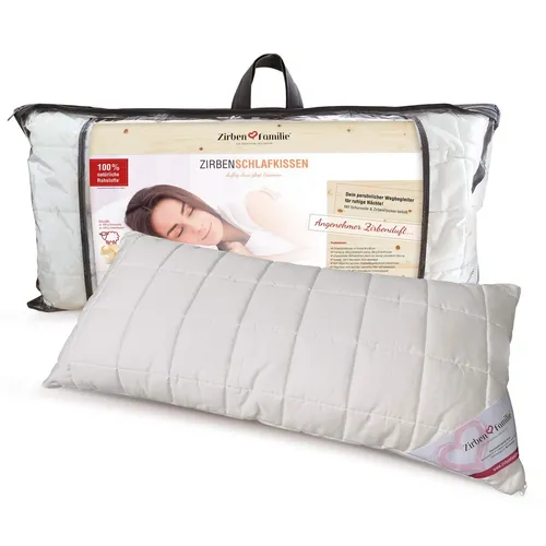 ZirbenSchlafkissen 40x80 in beige von ZirbenFamilie