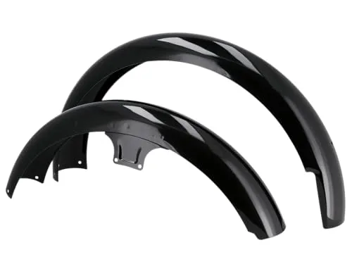Produktbild Set: Kotflügel vorn/hinten, Schwarz pulverbeschichtet