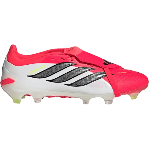 Adidas PREDATOR PRO FT FG Fußballschuh - rot - Erlebe mit dem Adidas Predator Pro Fußballschuh volle Kontrolle und Komfort auf dem Spielfeld. Die innovative Zunge und das 3D-Obermaterial sorgen für präzise Schüsse und optimalen Grip auf festen Böden.
