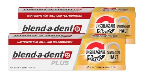 2x 40g blend-a-dent PLUS Premium Haftcreme von Blend-a-dent