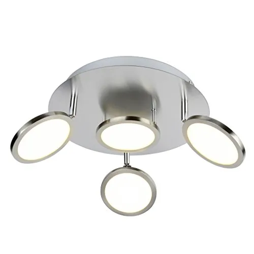 Brilliant Pluto LED Spotrondell 28cm – dimmbar & schwenkbar von Brilliant