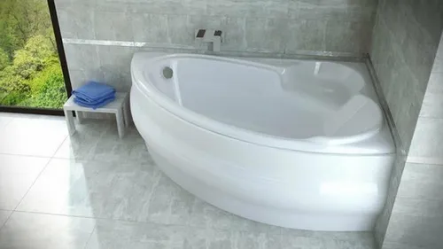 Eckbadewanne Exclusive freistehend aus Acryl - Elegante freistehende Eckbadewanne aus hochwertigem Acryl, ideal für entspannende Momente. Maße: 170 x 110 x 58.5 cm, in edlem Weiß. Perfekt für Ihr modernes Badezimmer.