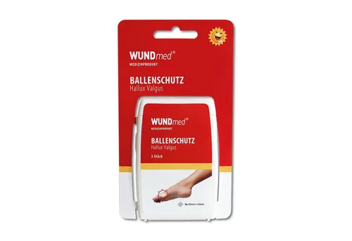Wundmed Fußbandage Ballenschutz Hallux Valgus - Handliche Box für unterwegs