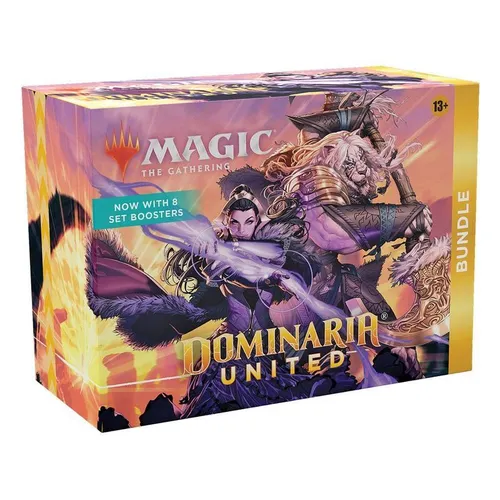 Magic Bundle Dominaria United (englisch) - TCG OVP Packs, enthält 1 Pack der beliebten Dominaria United Edition für ein spannendes Spielerlebnis in Magic: The Gathering.